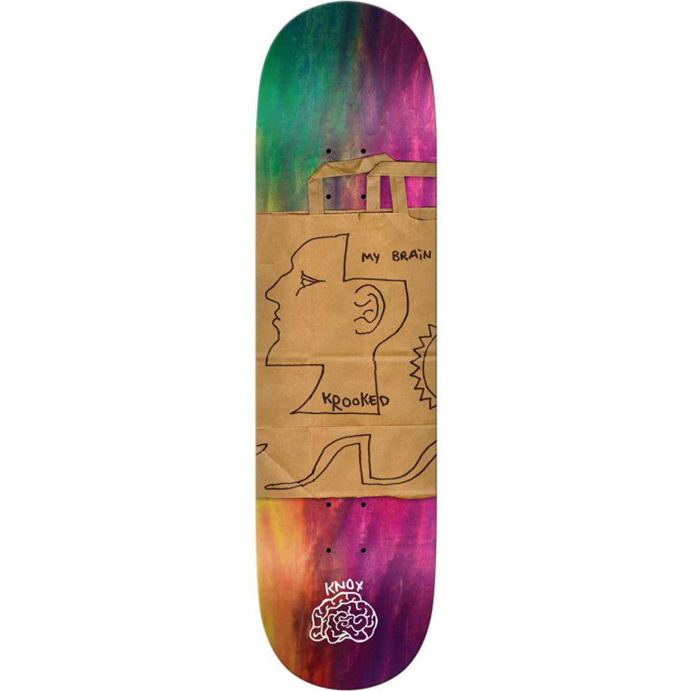 Krooked Tom Knox Tom's Brain Skateboard Deck 8.5"