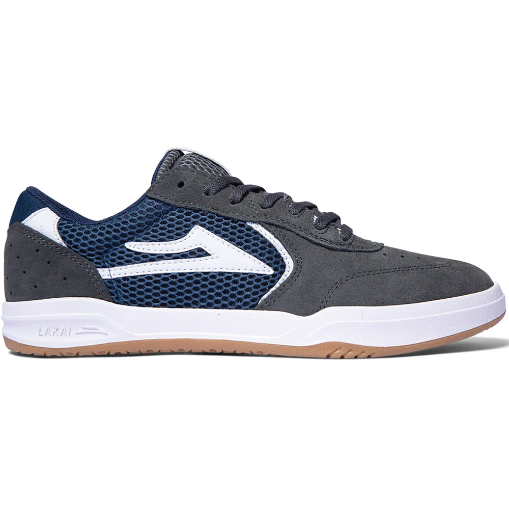 Lakai Atlantic Shoes Charcoal/Navy Suede
