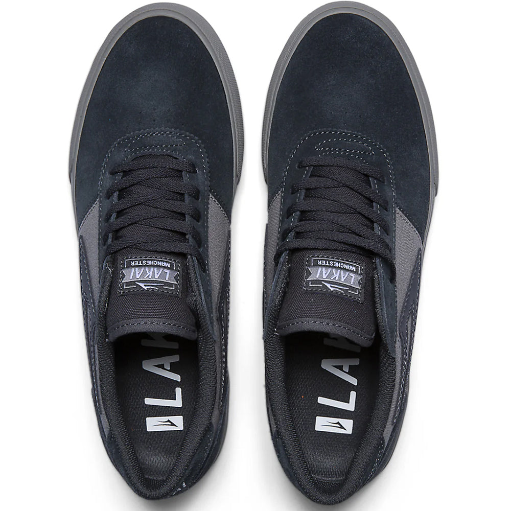Lakai Manchester Shoes Charcoal Suede