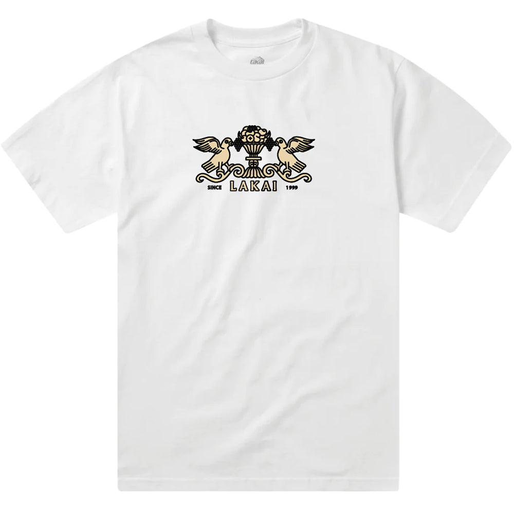 Lakai Terrace Birds T Shirt White