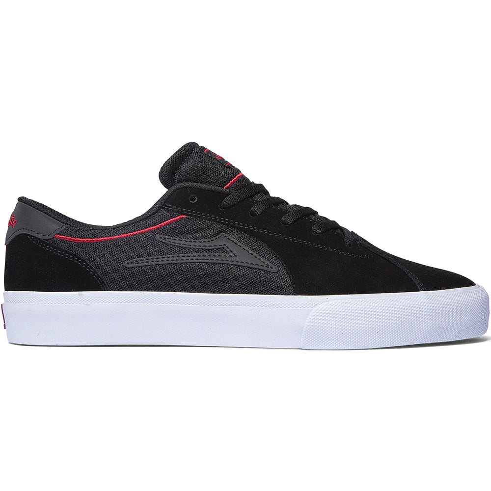 Lakai x Chocolate Flaco 2 Shoes Black/Red Suede