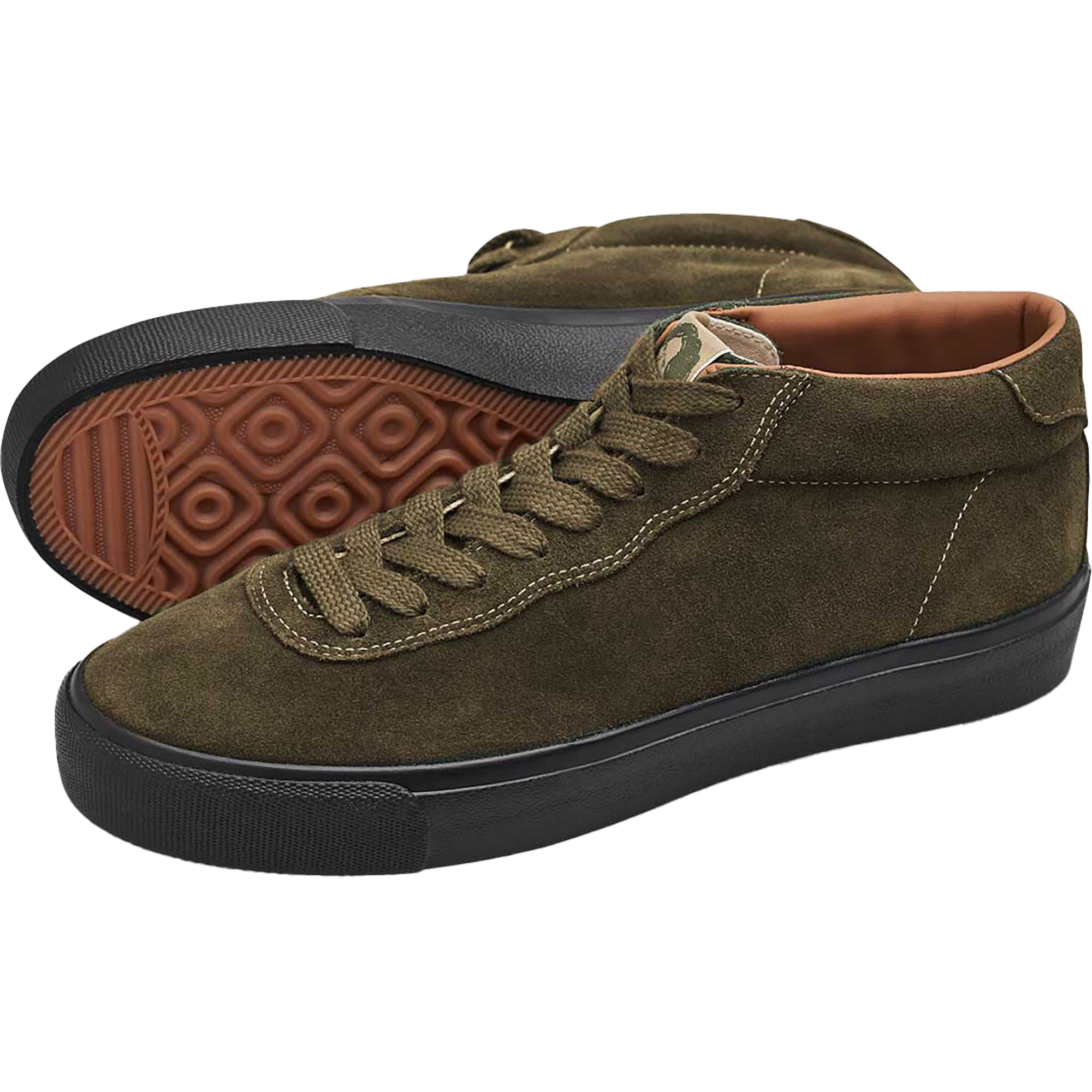 Last Resort AB VM001 MID Dane Suede Shoes Bronze Green/Black