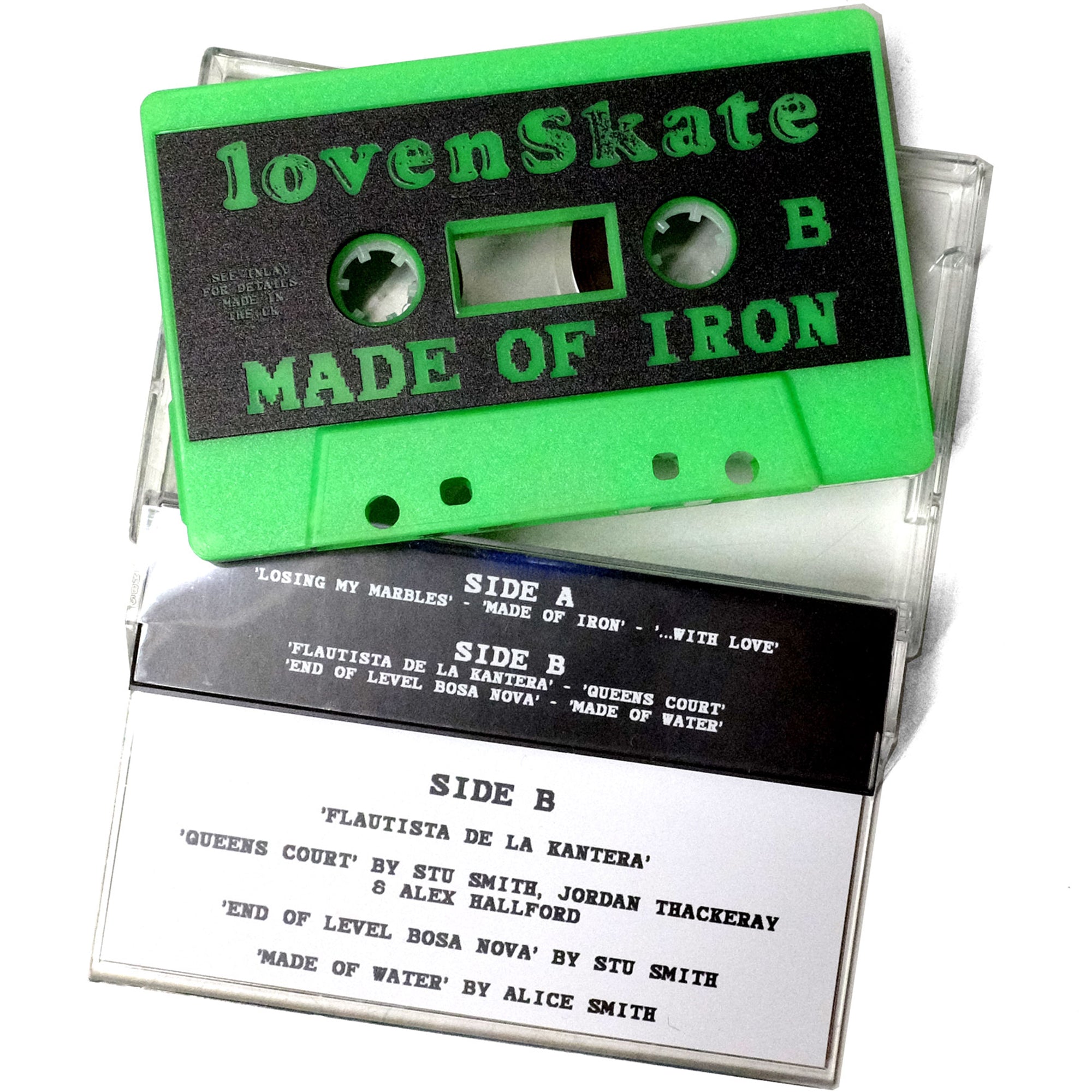 Lovenskate Made Of Iron The Soundtrack Cassette Tape