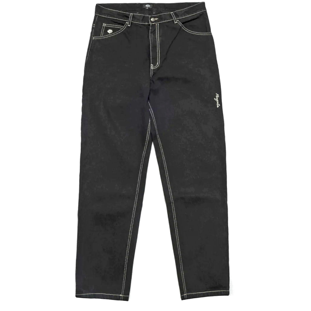 Magenta OG Pants 2 Tone Black Denim