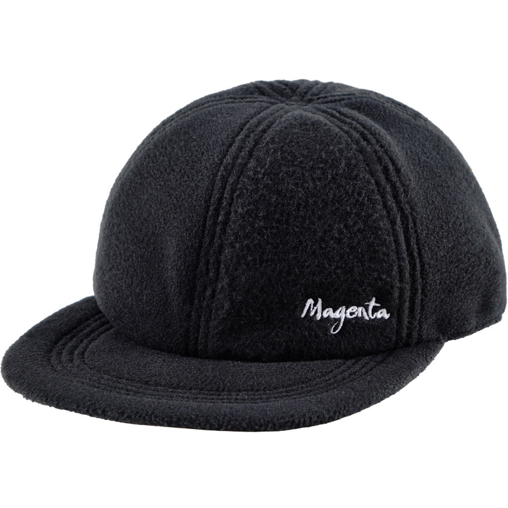 Magenta 6P Reversible Hat Black