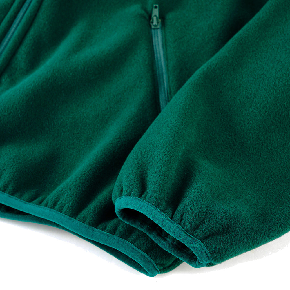 Magenta Antartic Zipped Hoodie Green