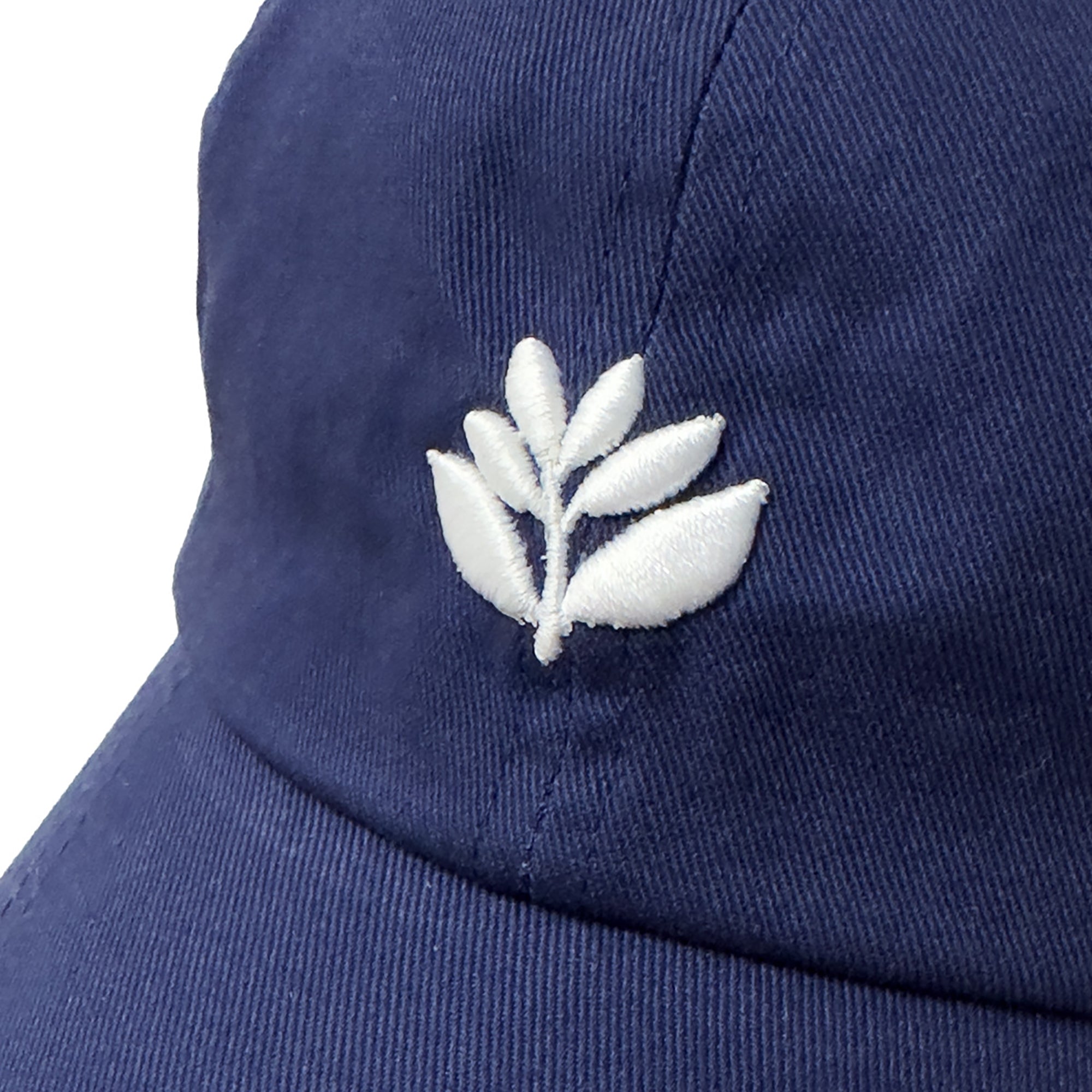 Magenta Bossed Dad Hat Navy
