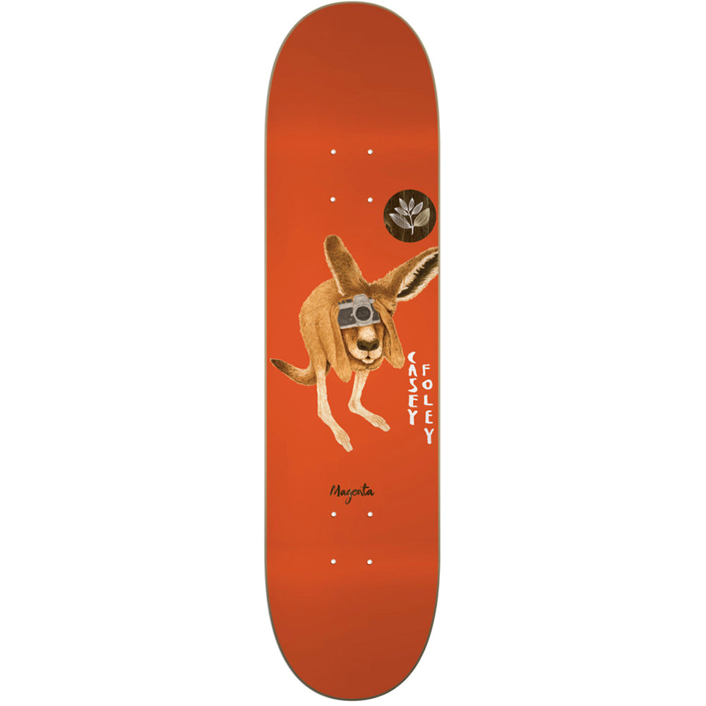Magenta Casey Foley Kangaroo Skateboard Deck 8.5"