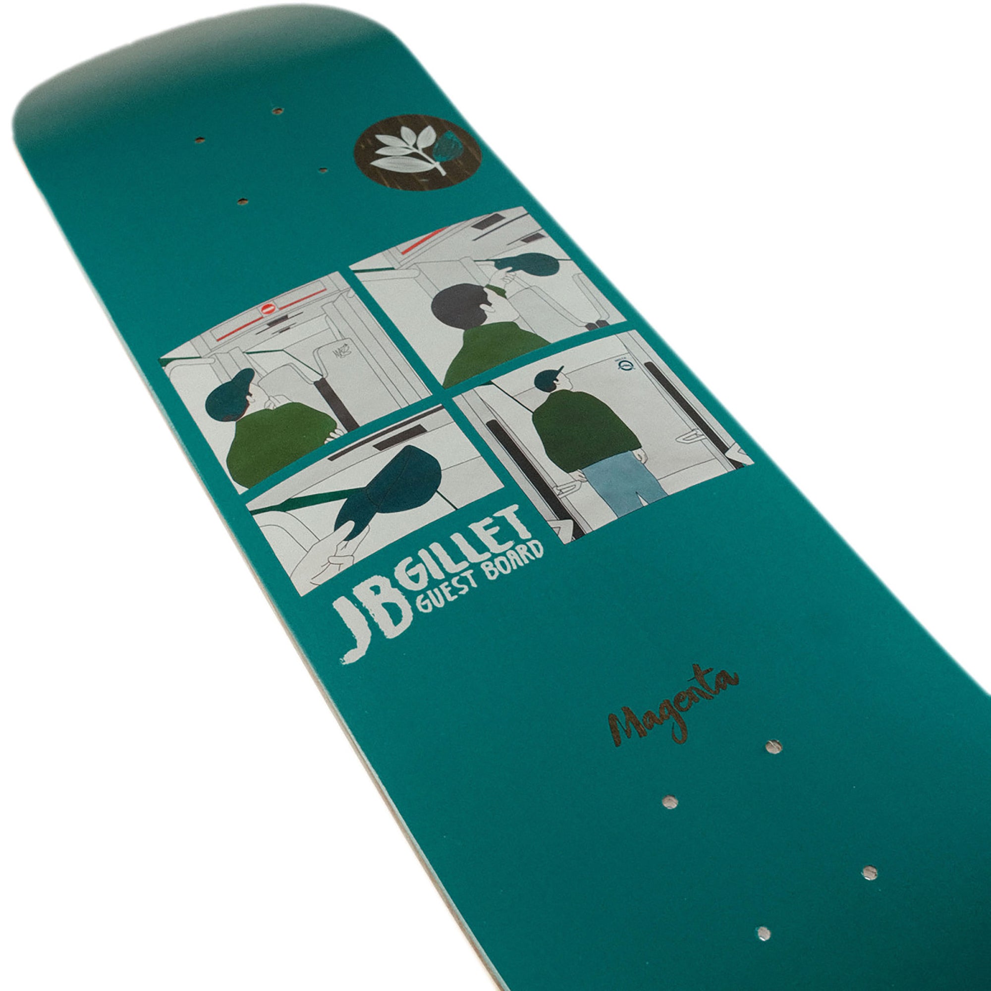 Magenta JB Gillet Guest Board Metro Series Skateboard Deck 8"