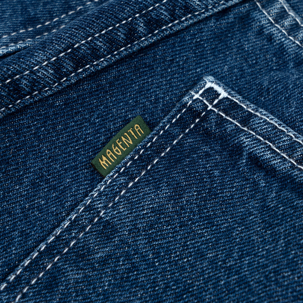 Magenta Ledge Denim Pants Light Blue