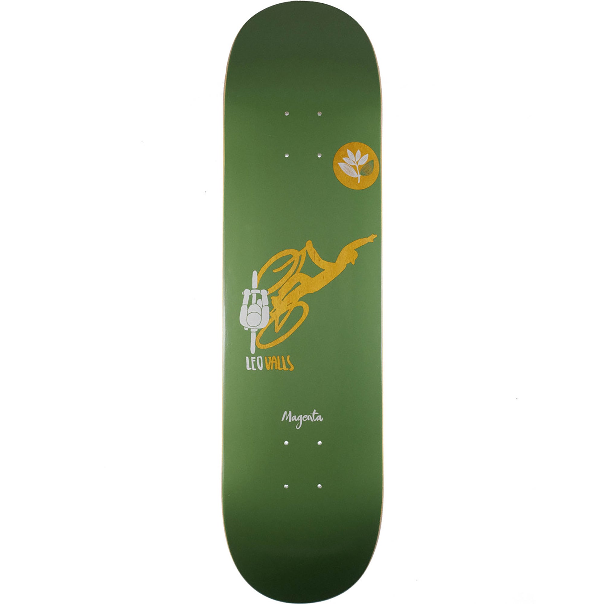 Magenta Leo Valls Shades Series Skateboard Deck 7.75"