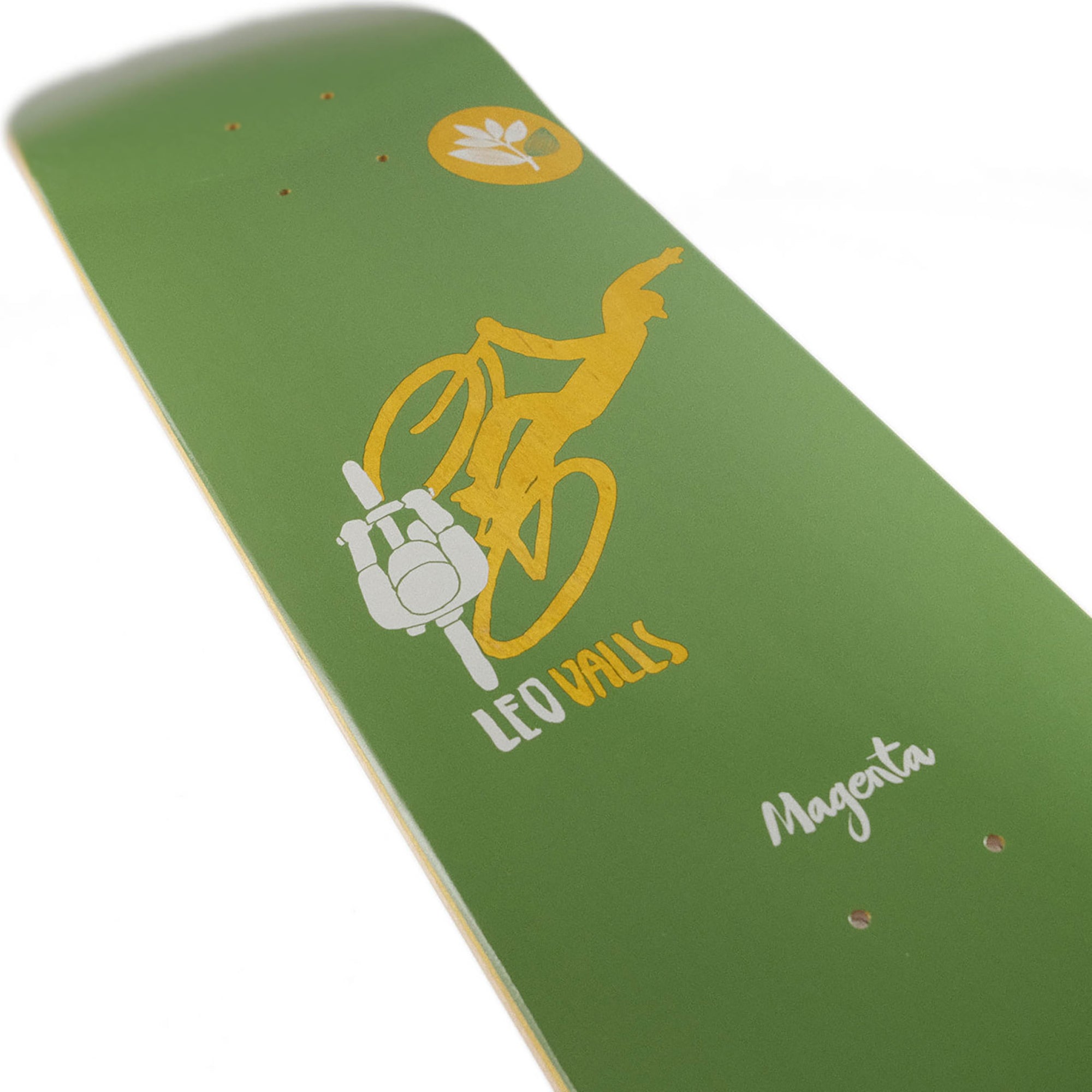 Magenta Leo Valls Shades Series Skateboard Deck 7.75"