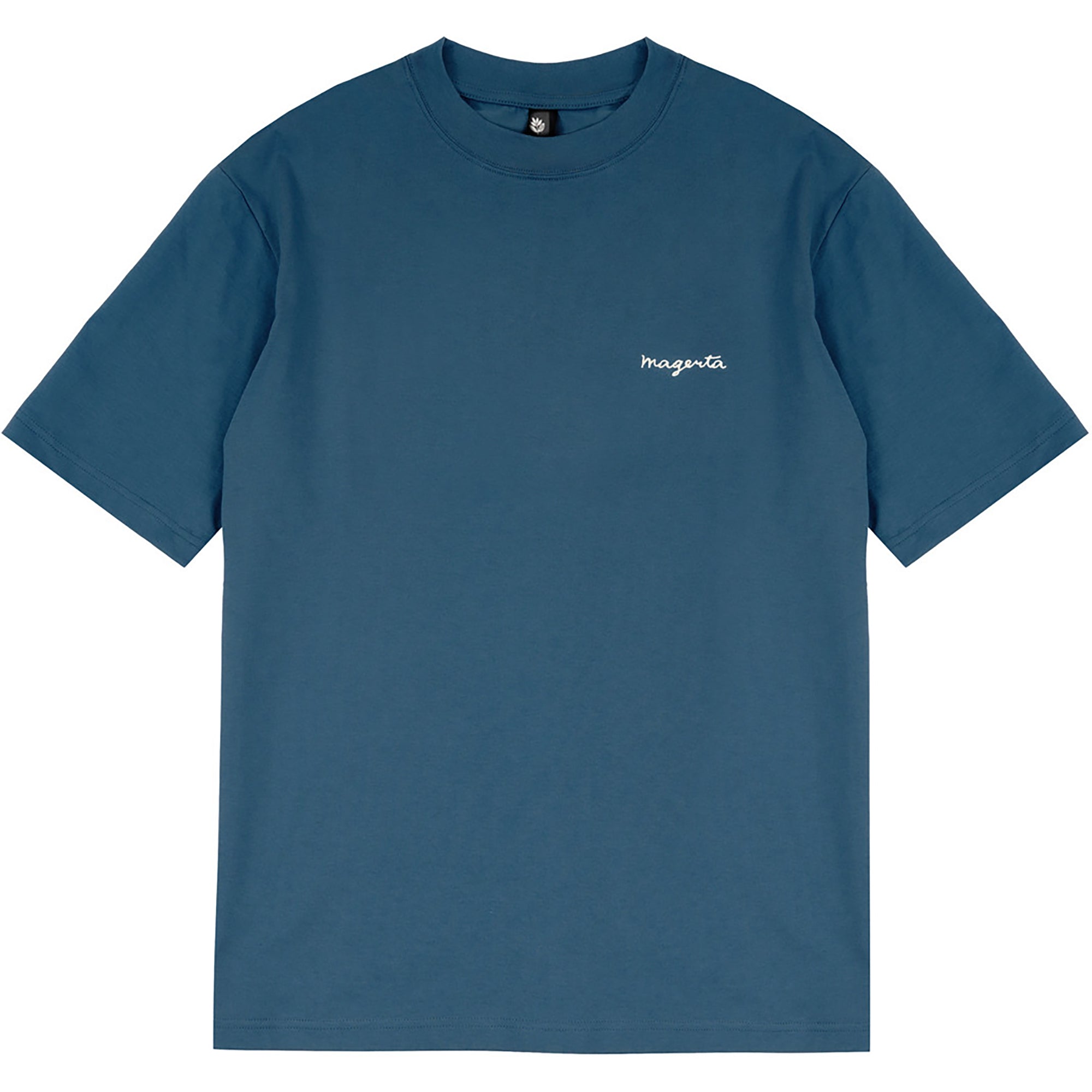 Magenta Pomme Tee Petrol Blue