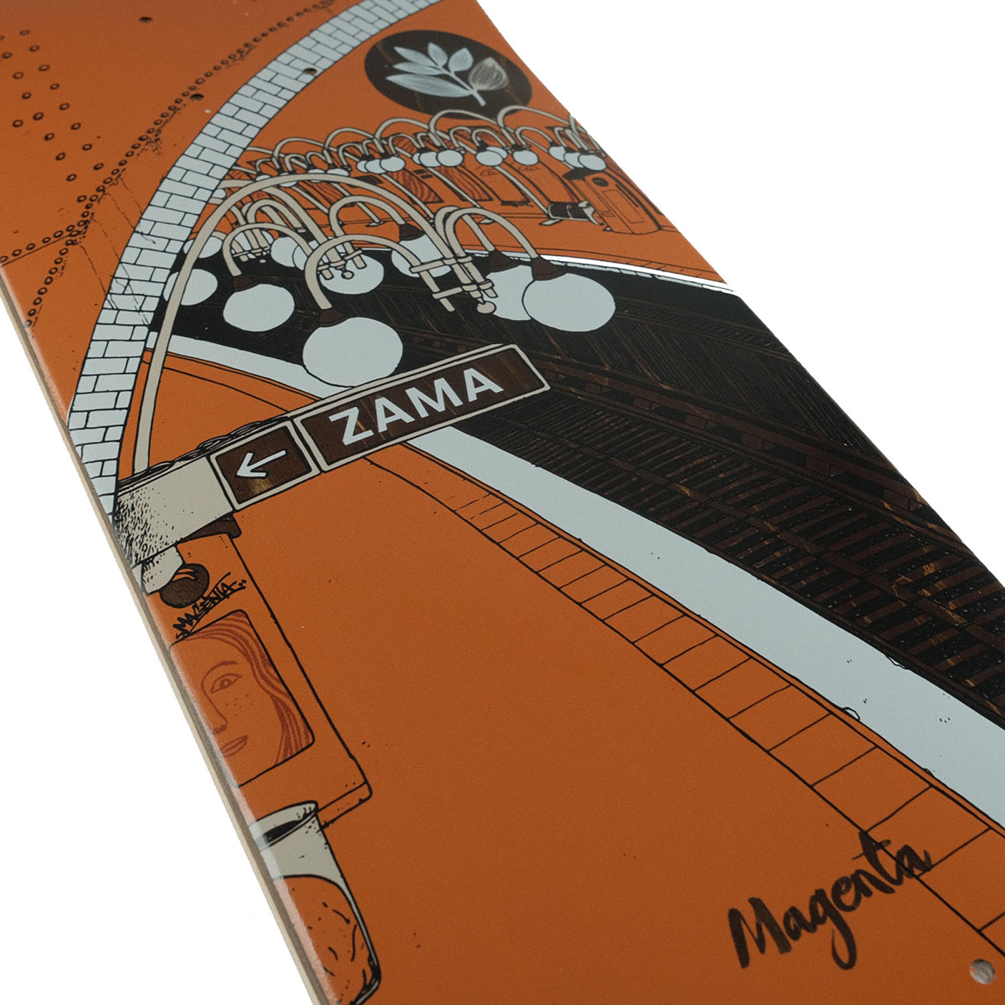 Magenta Shogo Zama Metro Series Skateboard Deck 7.875"