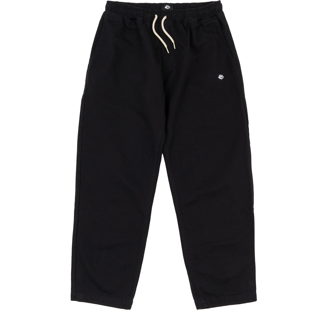 Magenta Slack Pants Black