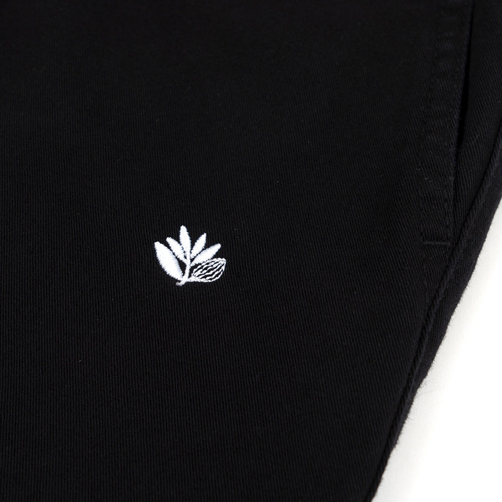 Magenta Slack Pants Black