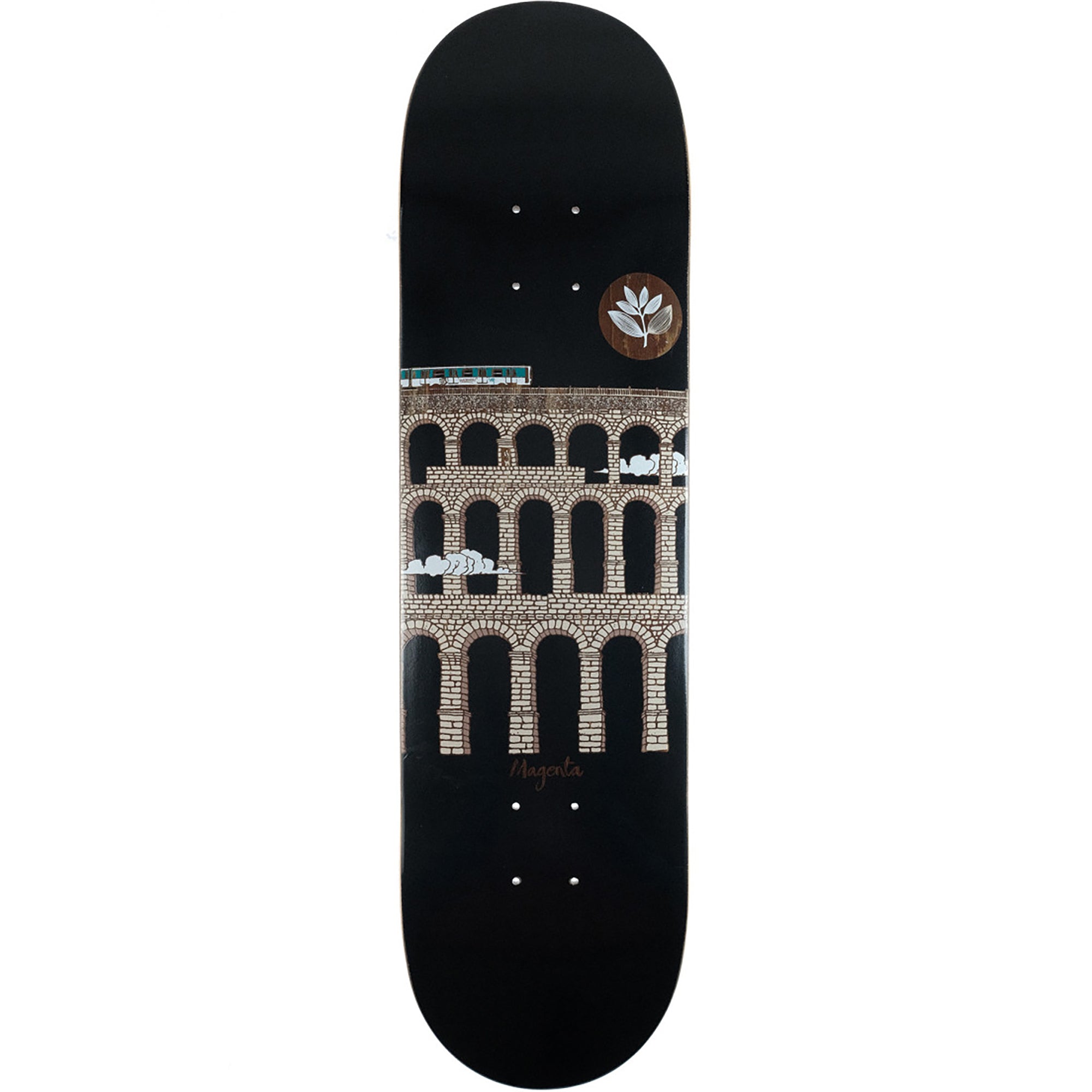 Magenta Vivien Feil & Soy Panday Metro Series Skateboard Deck 8.125"