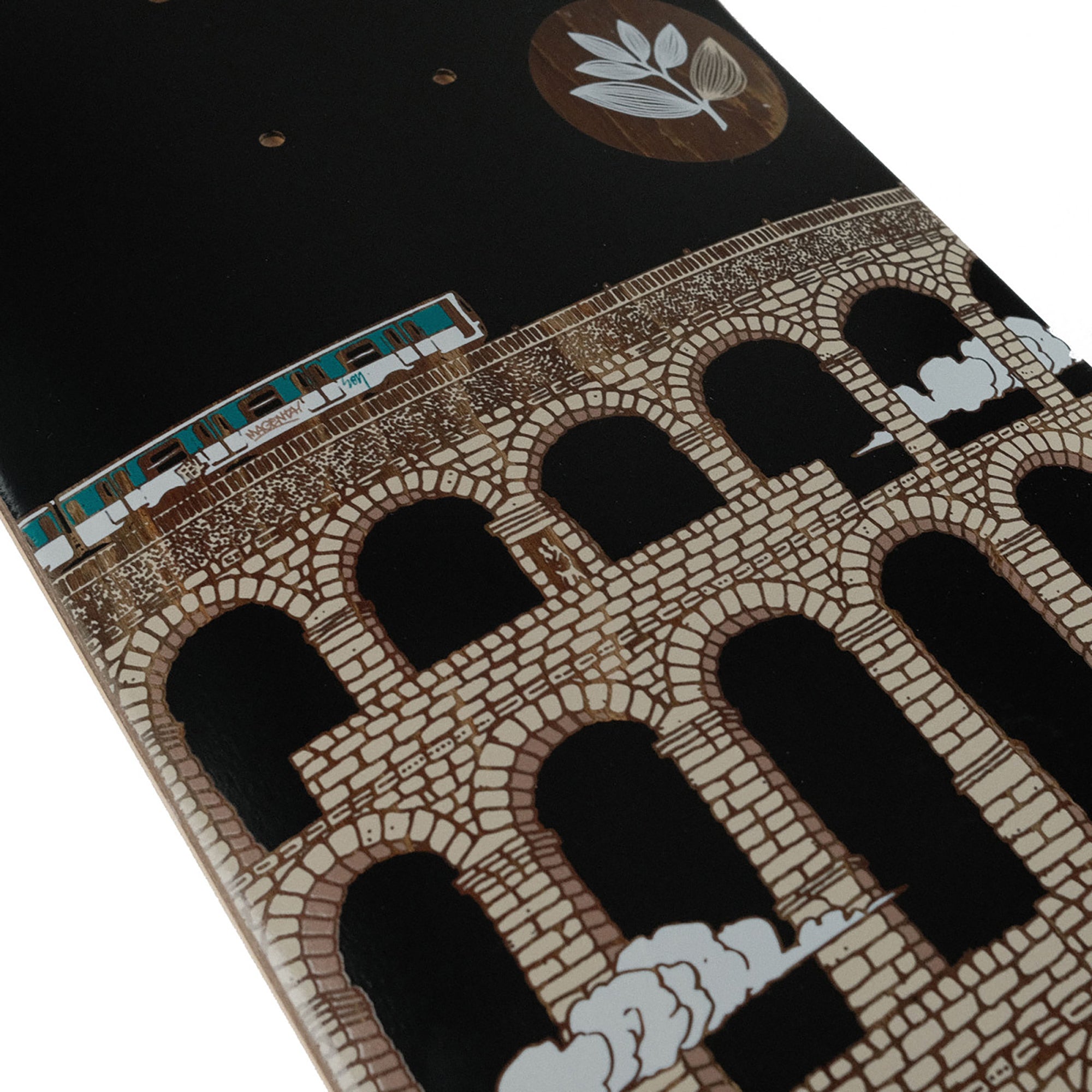 Magenta Vivien Feil & Soy Panday Metro Series Skateboard Deck 8.125"