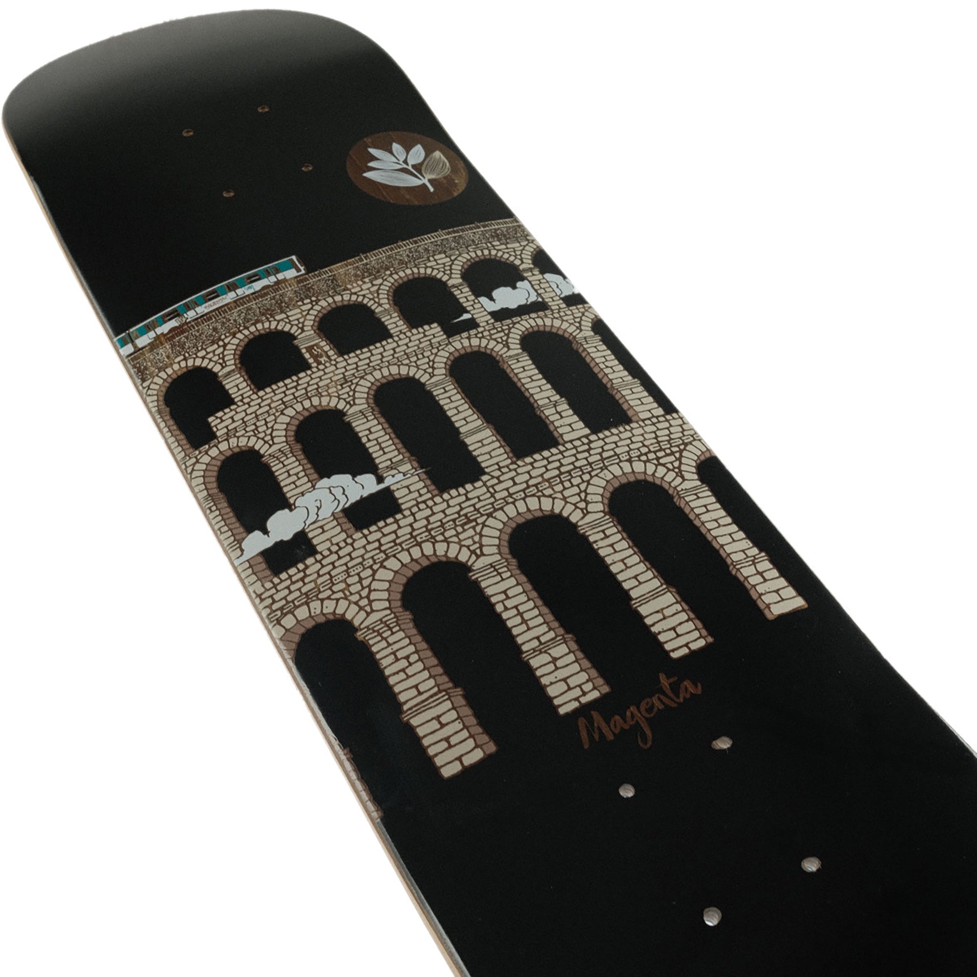 Magenta Vivien Feil & Soy Panday Metro Series Skateboard Deck 8.125"