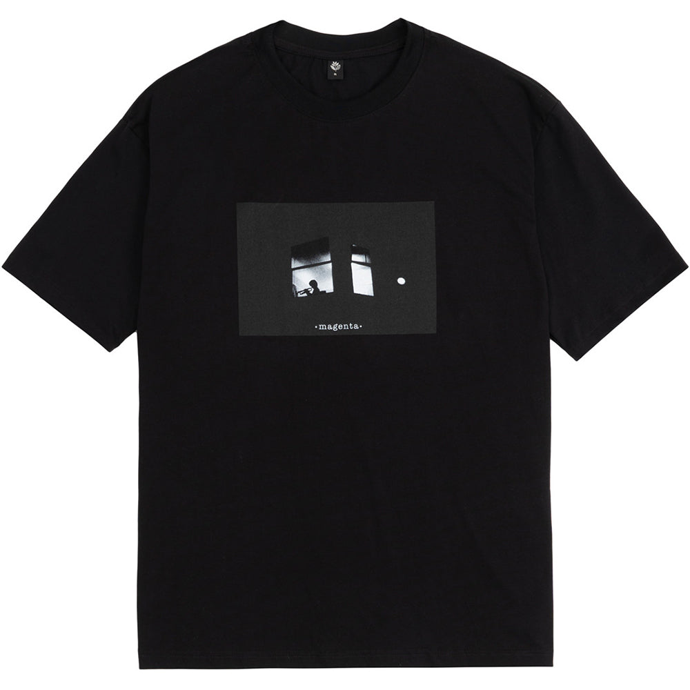 Magenta Window Tee Black