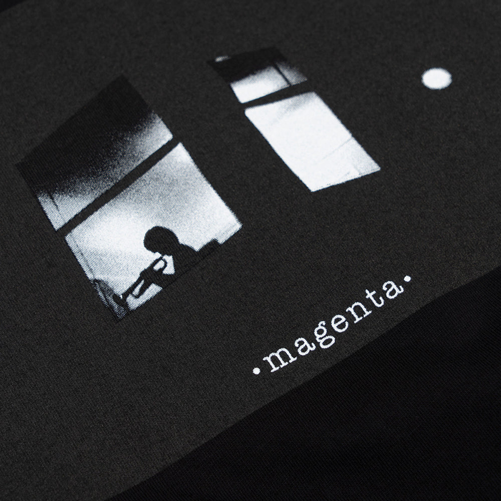 Magenta Window Tee Black