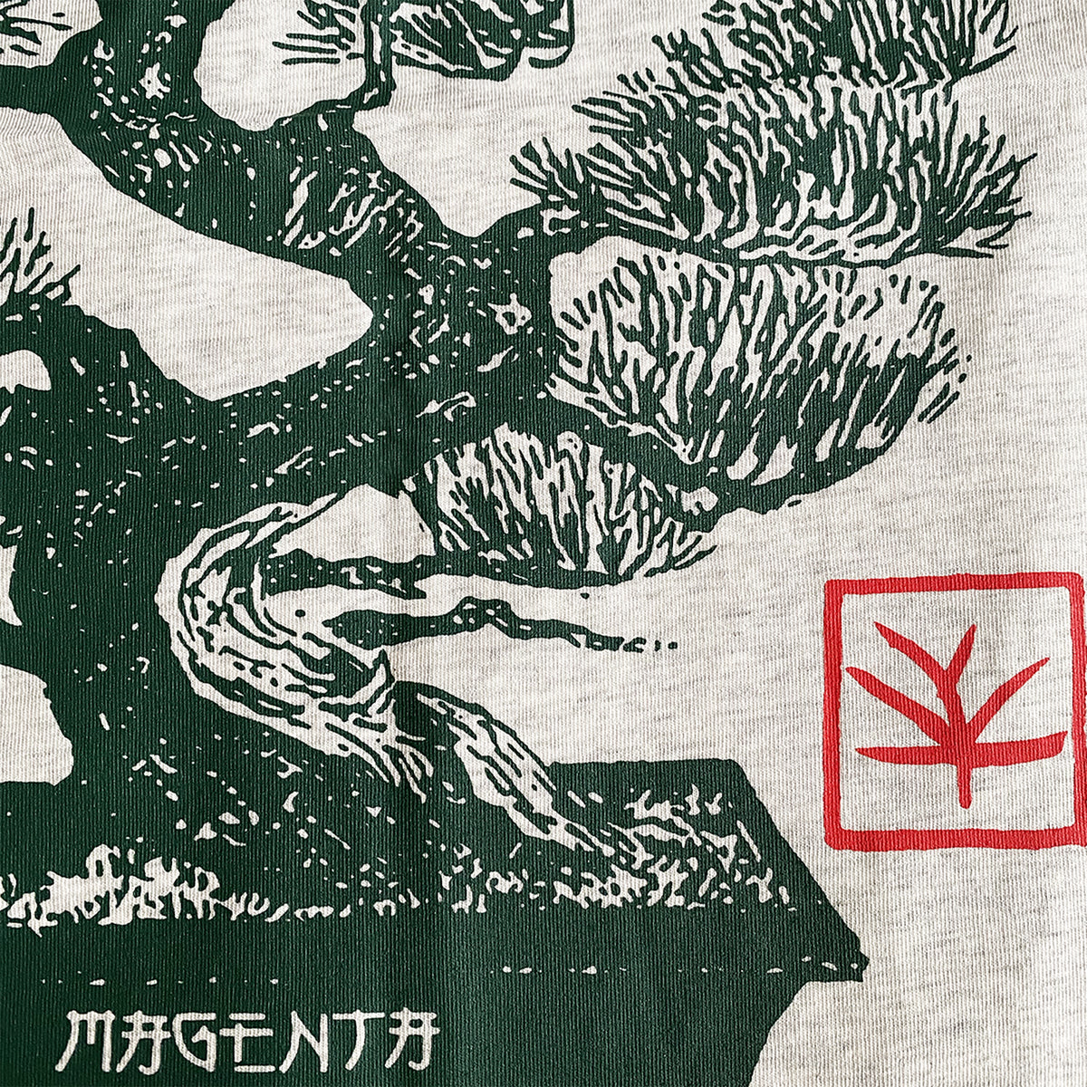 Magenta Bonsai Tee Ash