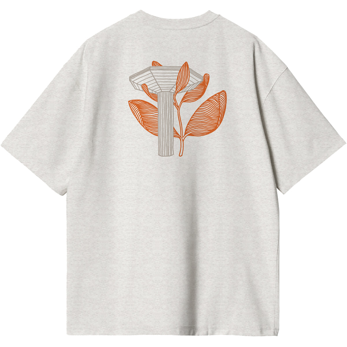 Magenta Pillar Tee Ash