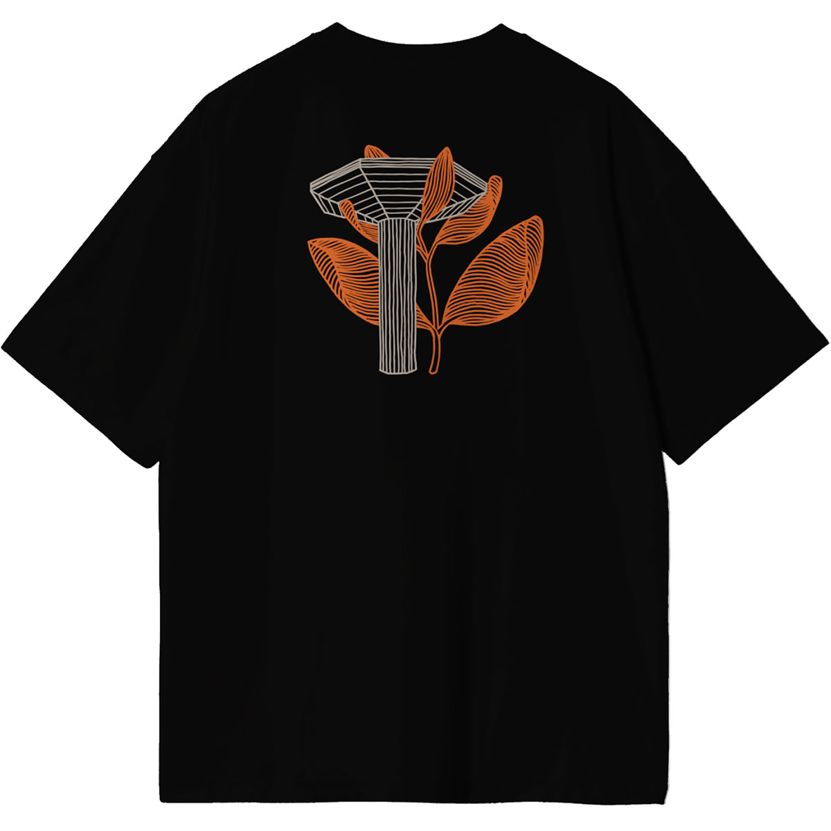 Magenta Pillar Tee Black