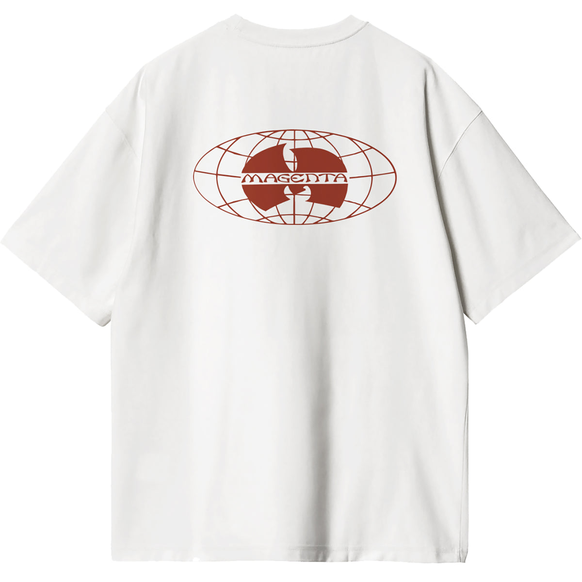Magenta Shaolin Tee White