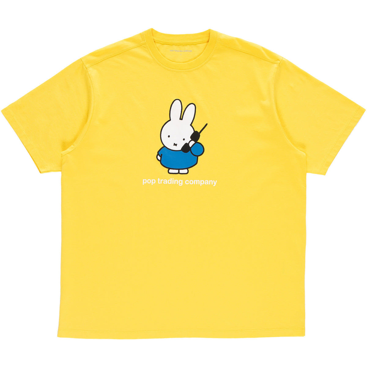 Miffy x Pop Trading Company Calling T-Shirt Yellow