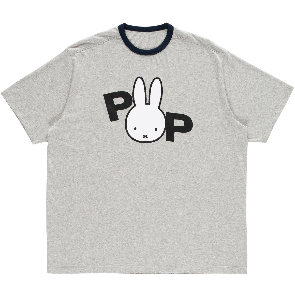 Miffy x Pop Trading Company Ears T-Shirt Heather Grey