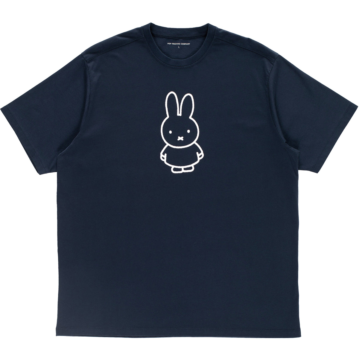 Miffy x Pop Trading Company FS BS Logo T-Shirt Navy