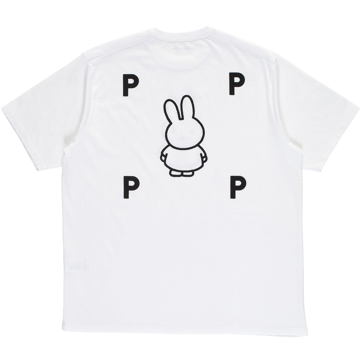 Miffy x Pop Trading Company FS BS Logo T-Shirt White