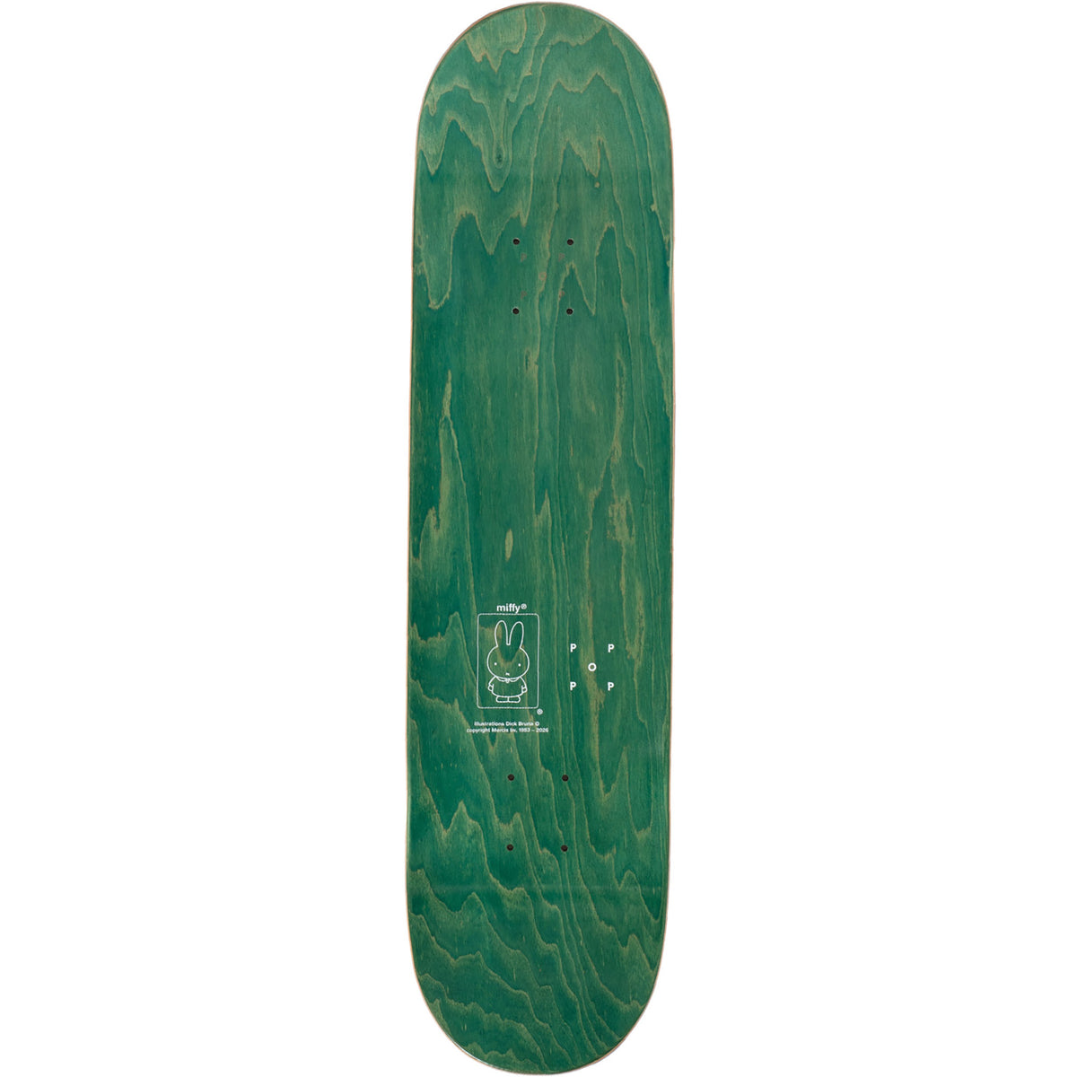 Miffy x Pop Trading Company Star Skateboard Deck 8"