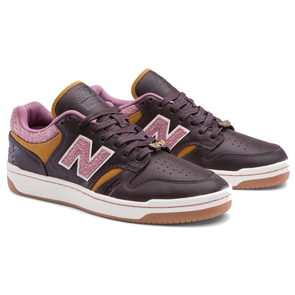 New Balance Numeric x Jeremy Fish x 303 Boards 480 Shoes Brown/Pink