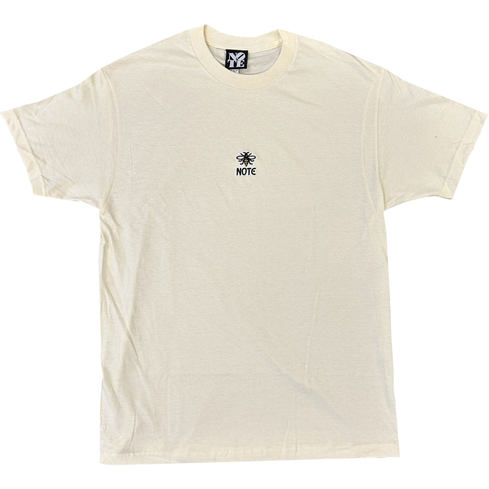 NOTE Emblem T Shirt Cream