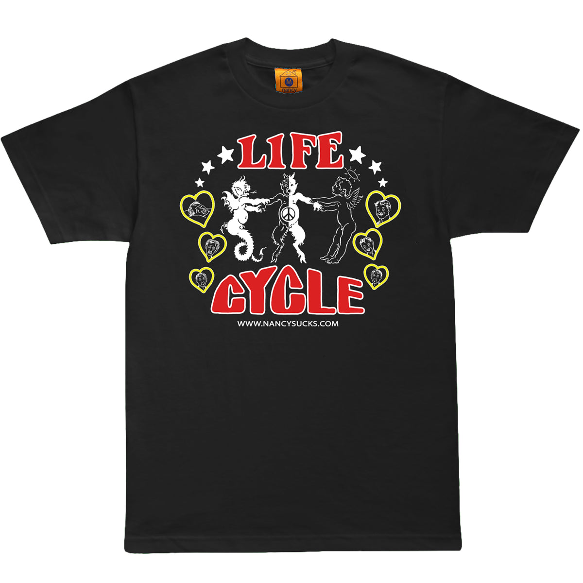 Nancy Life Cycle Tee Black