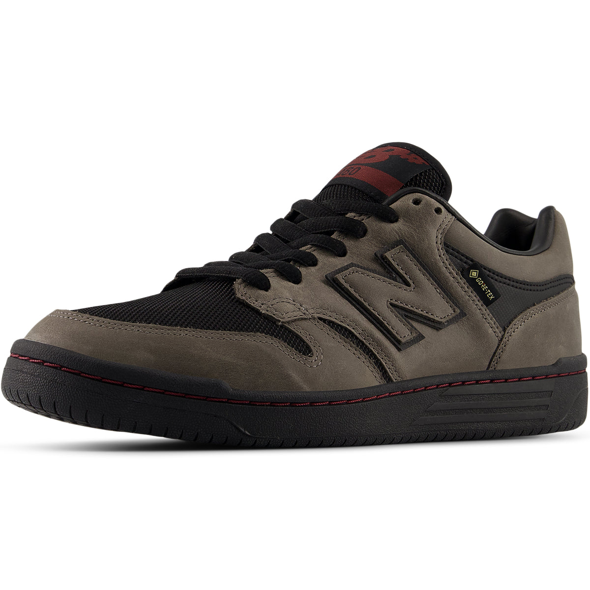 New Balance Numeric x Gore-Tex 480 Shoes Black/Charcoal Gray