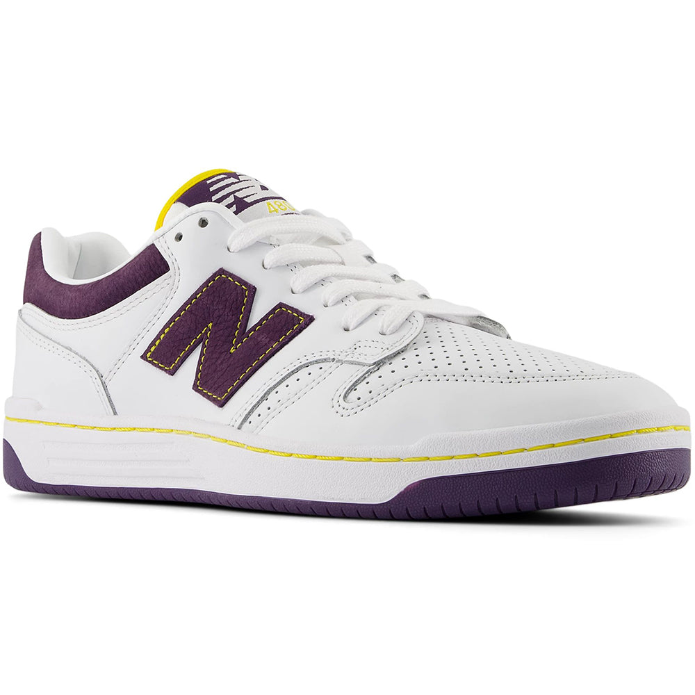 New Balance Numeric 480 Shoes White/Purple