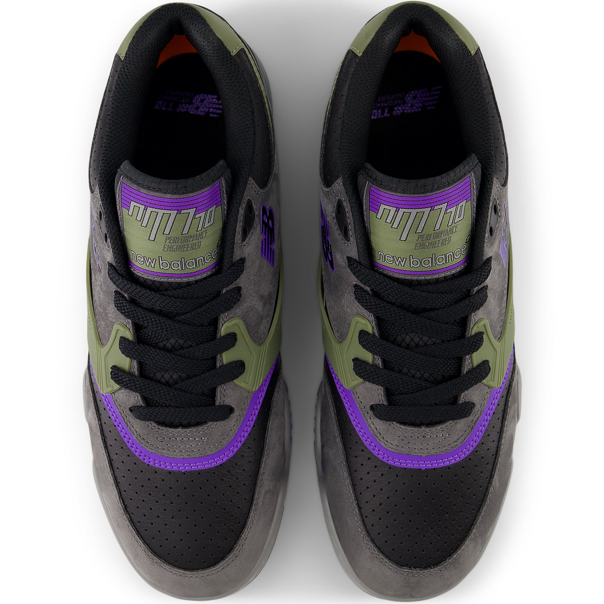 New Balance Numeric 770 Shoes Grey/Black/Purple