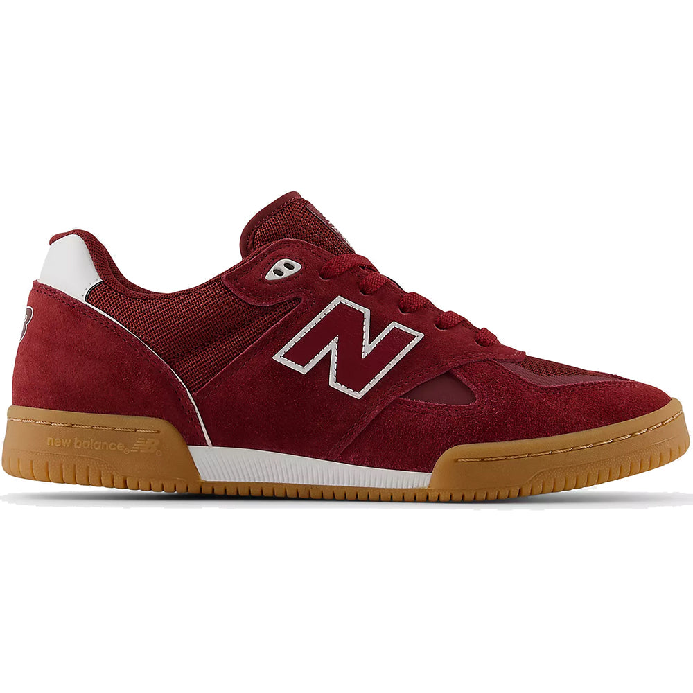 New Balance Numeric Tom Knox 600 Shoes Burgundy/White