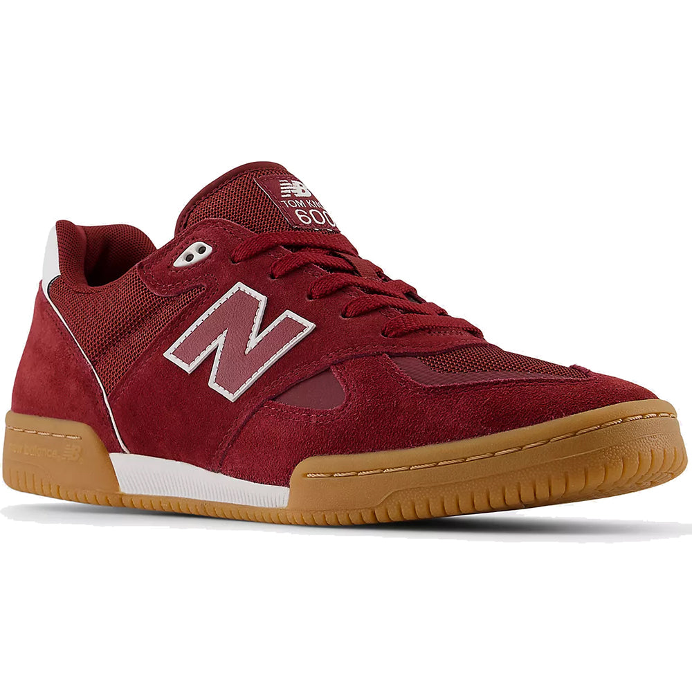 New Balance Numeric Tom Knox 600 Shoes Burgundy/White