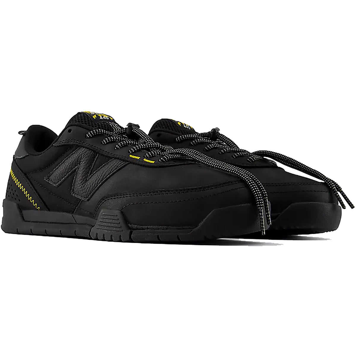 New Balance Numeric 440 WV2 Shoes Black/Happy Yellow