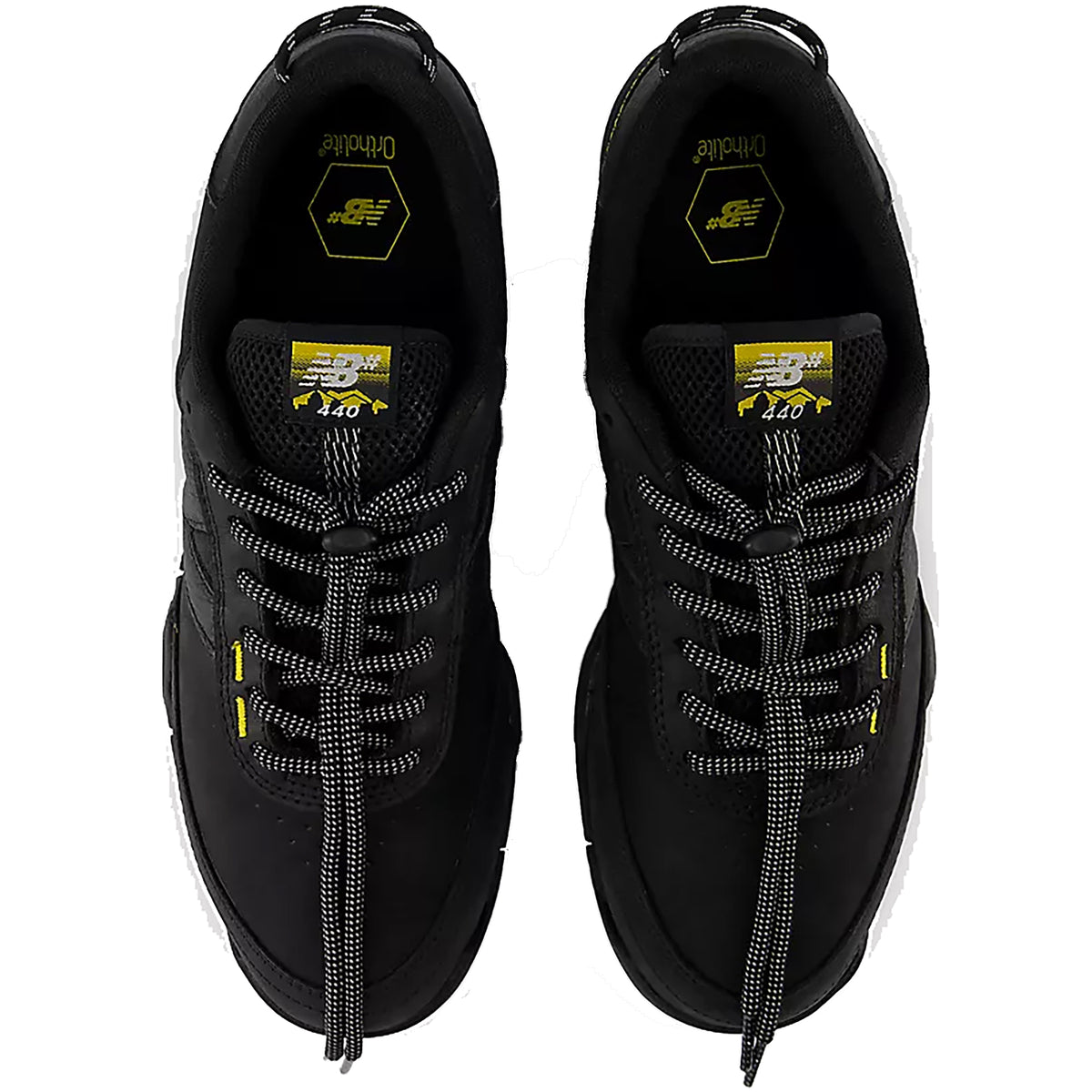 New Balance Numeric 440 WV2 Shoes Black/Happy Yellow