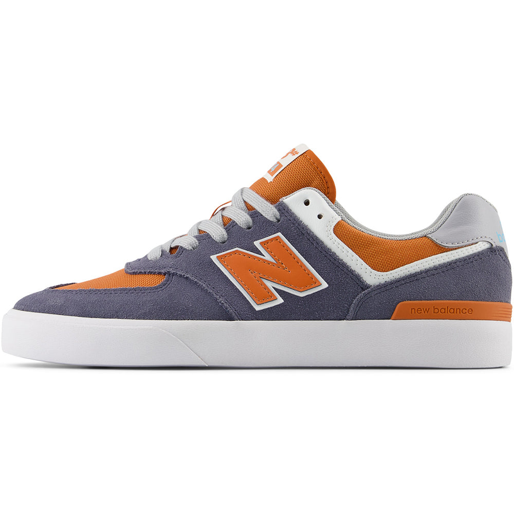 New Balance Numeric 574 Vulc Shoes Dark Arctic Grey/Infield Clay