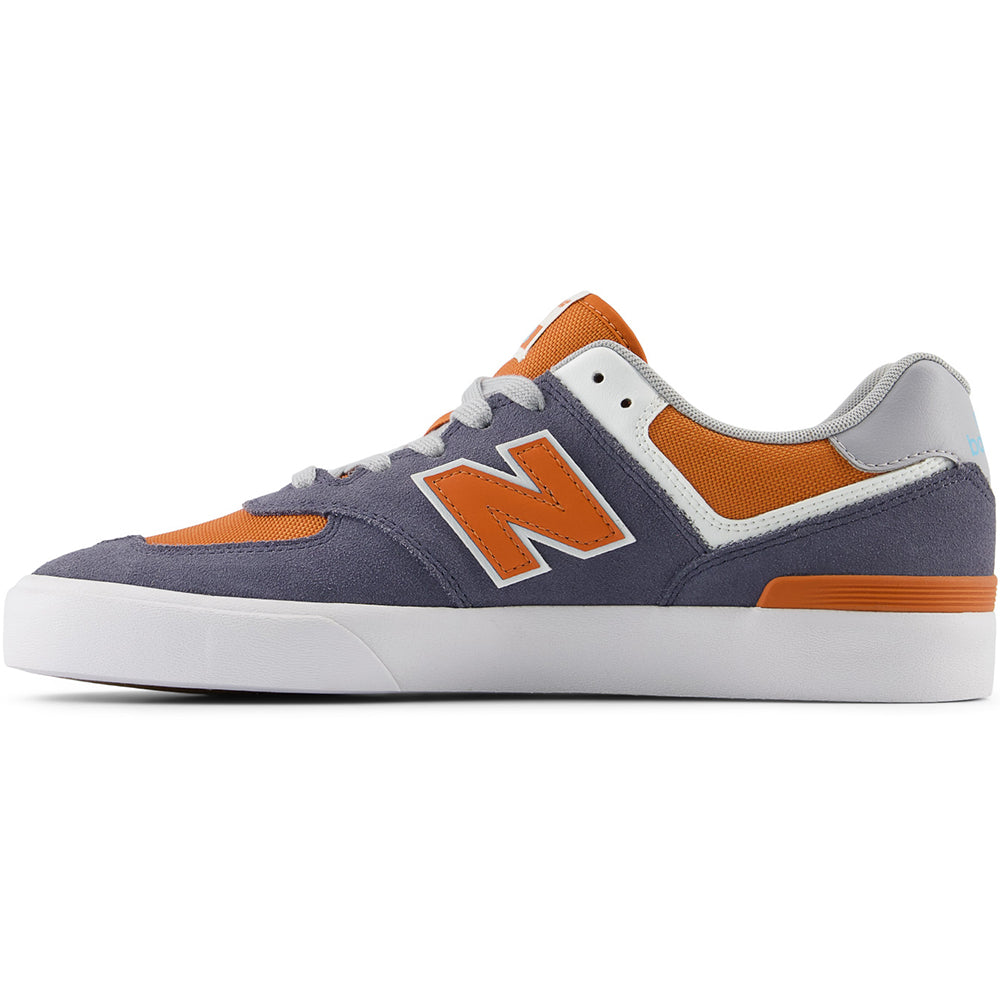 New Balance Numeric 574 Vulc Shoes Dark Arctic Grey/Infield Clay