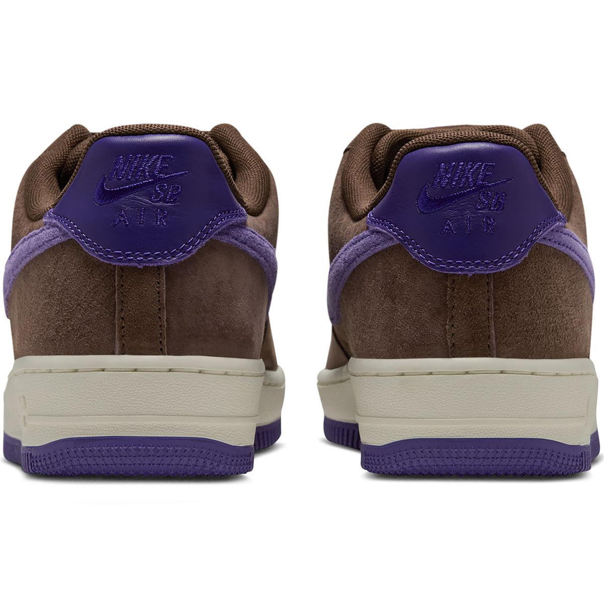 Nike SB Air Force 1 SE Shoes Light Chocolate/Court Purple-Sail
