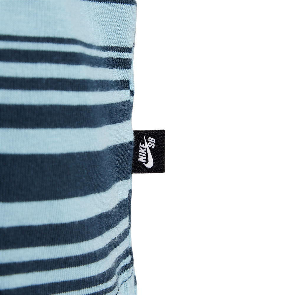 Nike SB Big Kids' Long Sleeve T Shirt Denim Turquoise/Armory Navy