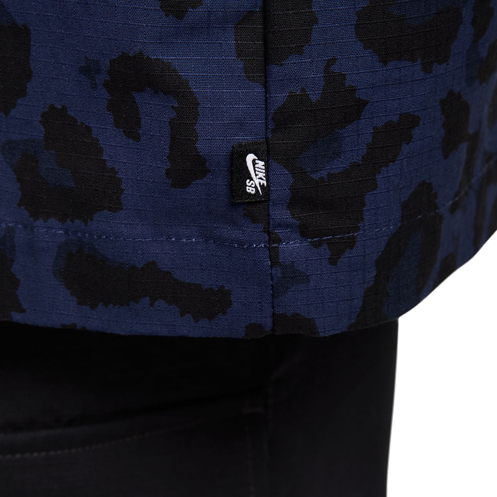 Nike SB Chore Jacket AOP Midnight Navy/White