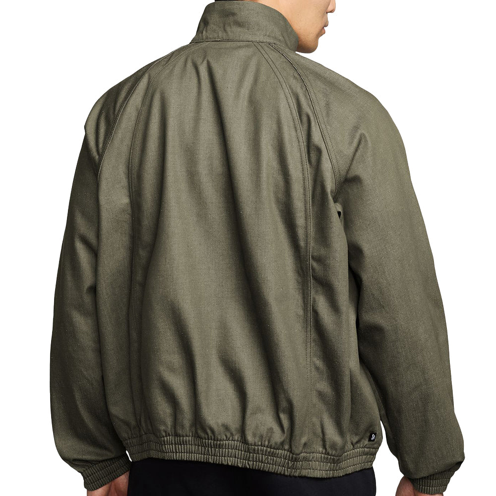 Nike SB Denim Full-Zip Track Jacket Medium Olive/White